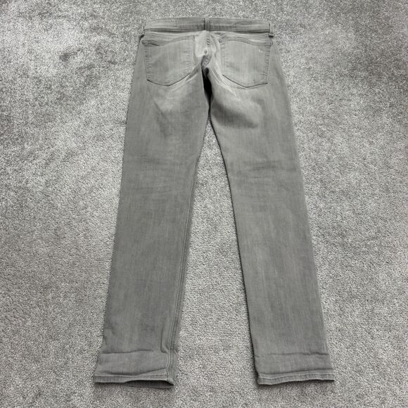 Rag & Bone The Dre Boyfriend Denim Jeans Womens 26 Aged Grey Mid Rise Stretch - Picture 2 of 16